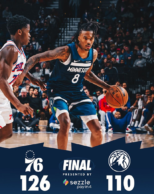 10月18日 NBA季前赛 森林狼vs76人 全场录像及集锦