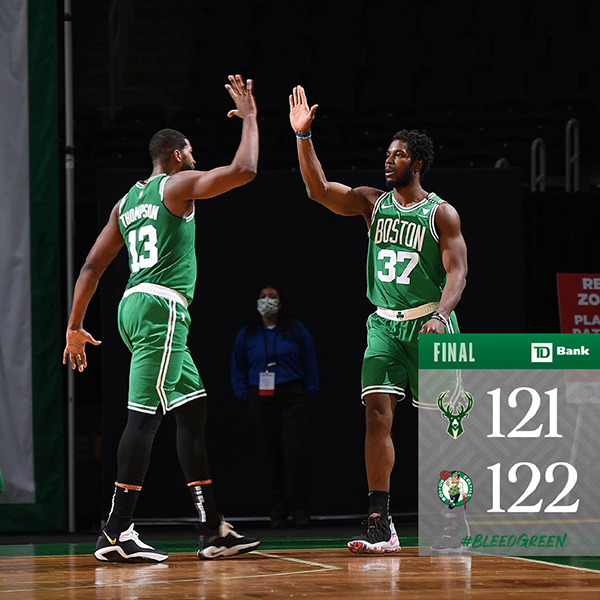 <a href=/lanq/celtics/ target=_blank class=infotextkey>凯尔特人</a>122-121险胜<a href=/lanq/bucks/ target=_blank class=infotextkey>雄鹿</a>