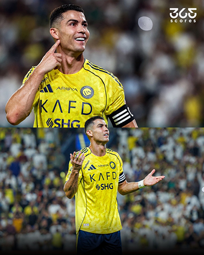 梅罗对决再上演！C罗进球后手势回应球迷高呼梅西，摇头摊手成焦点