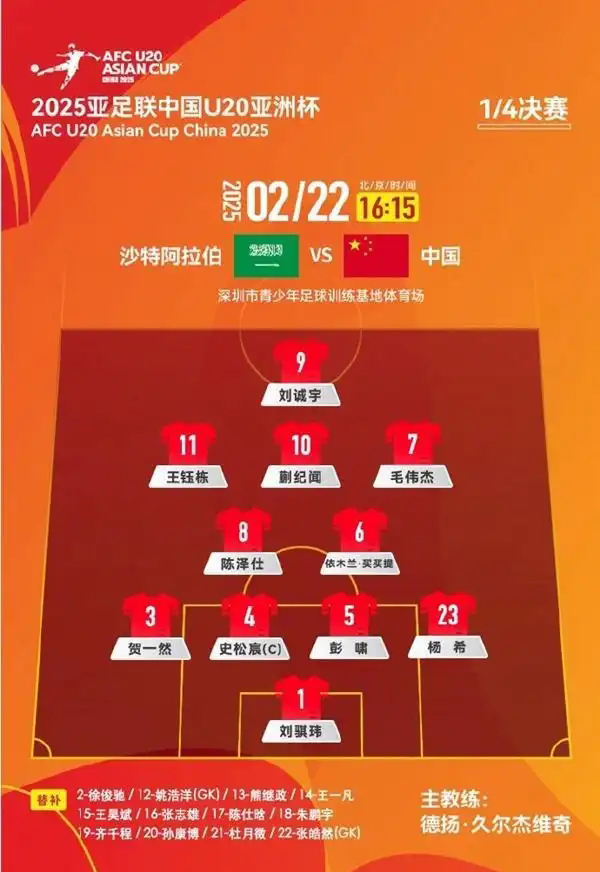 读秒噩梦！国青U20被沙特绝杀，梦碎智利世青赛